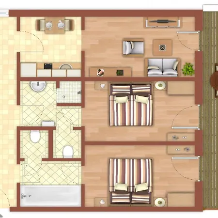 Apartment Alpenlodge, 3 *